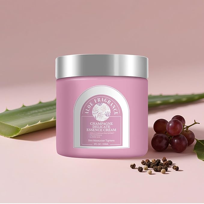 Champagne Lift Body Creme, Lift Firming Hydrating Cream Deep Moisturise Dry Skin Arms & Legs. (Aloe Fragrance)