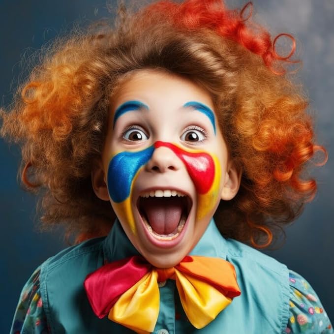 Mysense Red Blue and Yellow Face Paint Stick, Eye Black Stick for Football Baseball Softball, Cream Body Paint for Halloween Costume Cosplay Makeup