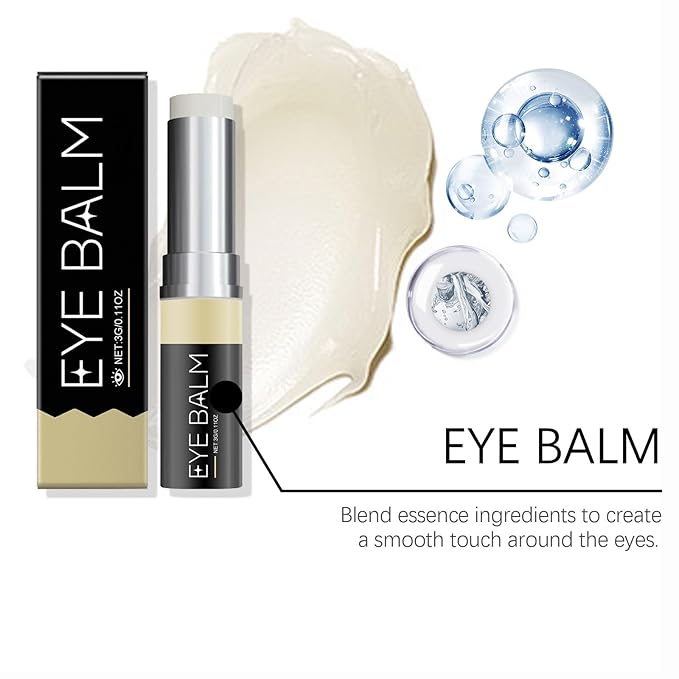 2Pcs Under Eye Balm Set Turmeric Eye Cream, Reduces Under-Eye Bags Reduces Wrinkles Firming & Hydrating Eye Cream for All Skin Types