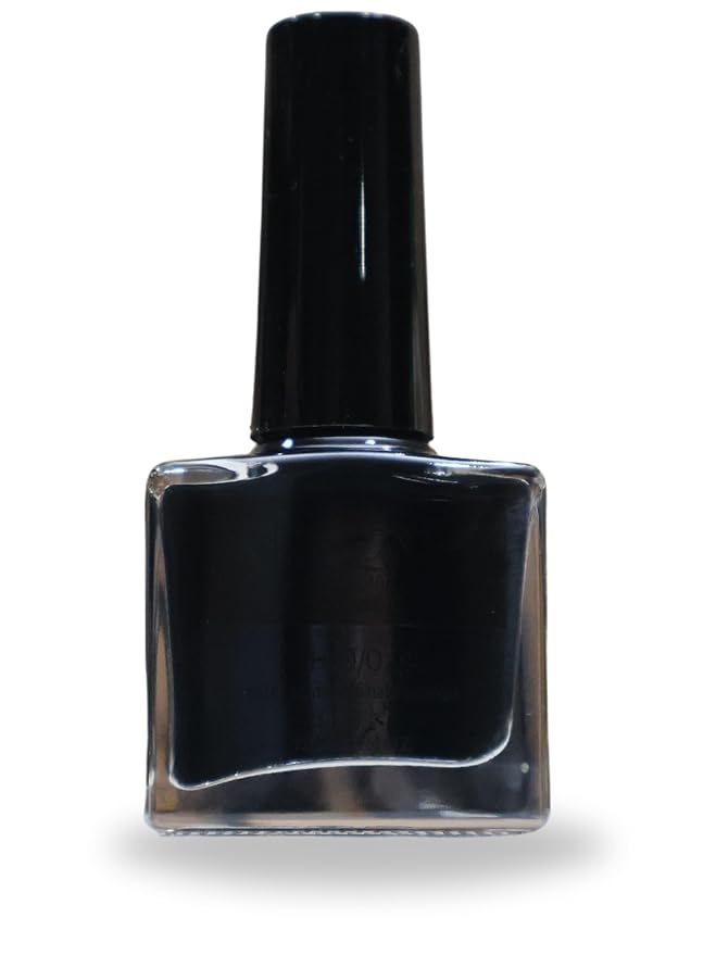 Halal-Certified, Wudu Friendly, Water Permeable, Breathable, and Fast Drying Nail Polish (Onyx, 12 ml)