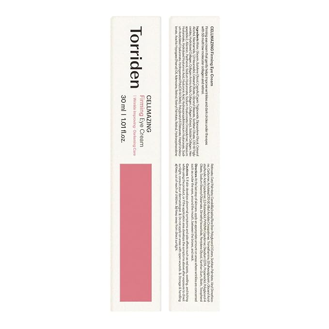 Torriden CELLMAZING Collagen Firming Eye Cream 30ml (1.01 fl.oz) | Wrinkle Improvement and Dark Circles Care | 5D Collagen Complex, 4R Pure Retinol | Korean Skincare Eye Cream