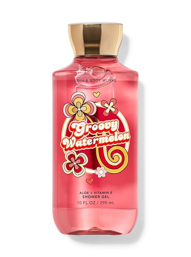 Bath & Body Works Signature Collection Shower Gel For Women 10 Fl Oz (Groovy Watermelon)