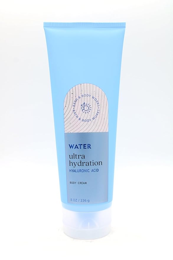 Water Ultra Hydration, Bath and Body, Ultimate Hydration Body Cream, 8 oz (Artwork, Packaging May Vary)