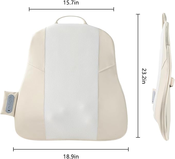 DEITY Back Massager for Pain Relief Deep Tissue, Ultrathin Rolling Up and Down Full Back Massage with Heat, 4D Shiatsu Kneading, Shoulder Massager, Gift for Families Friends Christmas