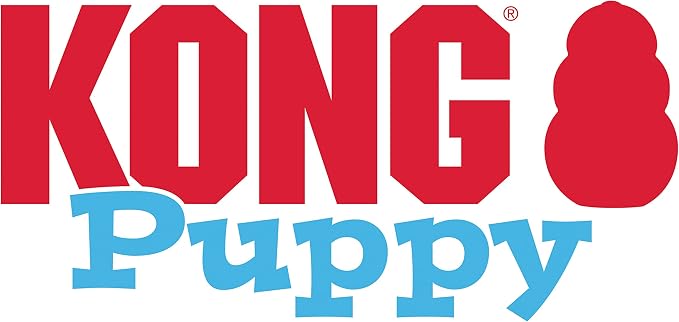 KONG Puppy, Natural Rubber Teething Chew Toy, for Medium Puppies, Blue