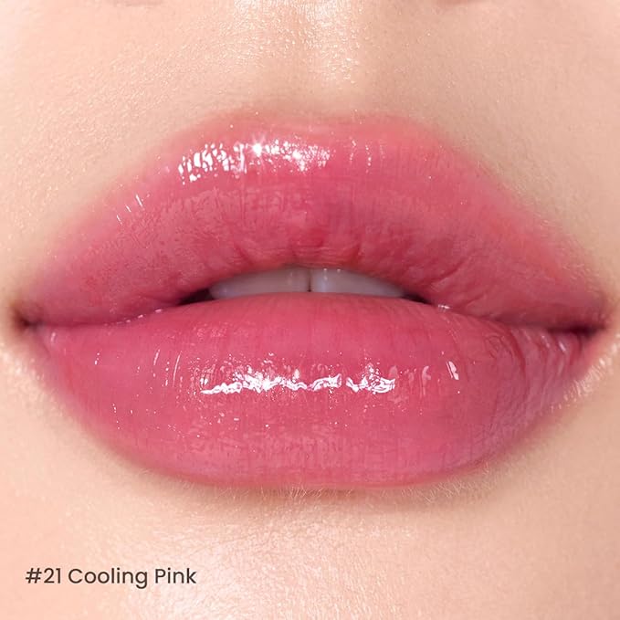 Peripera Ink Mood Glowy Tint | Lip-Plumping, Naturally Moisturizing, Lightweight, Glow-Boosting, Long-Lasting, Comfortable, Non-Sticky, No White Film (021 COOLING PINK (LUCKY LOTTERY))