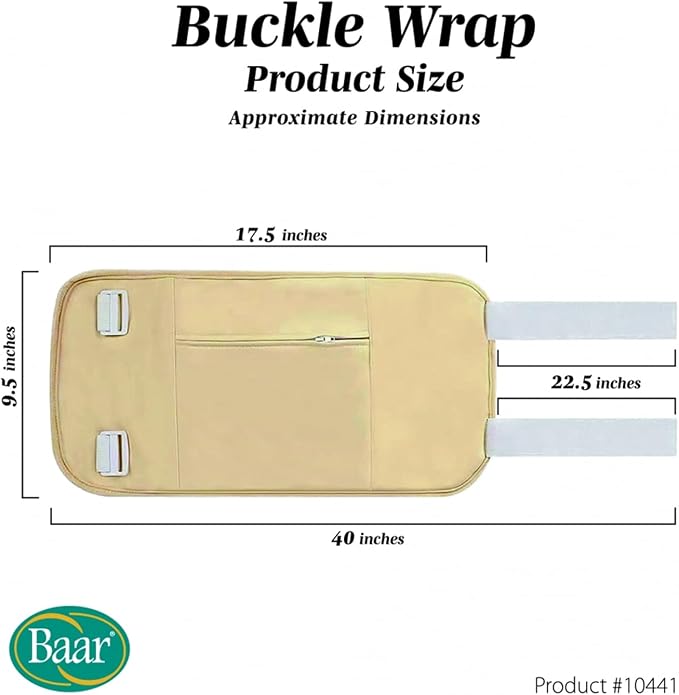 Buckle Wrap: for Castor Oil Pack