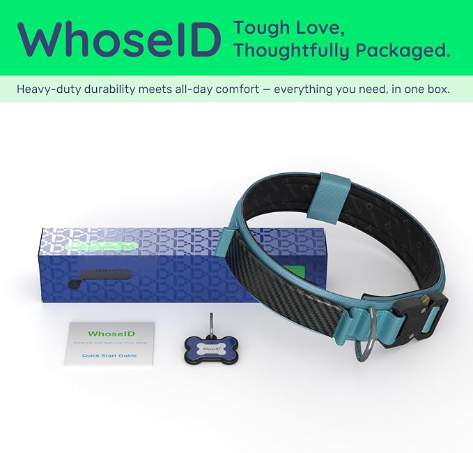 Tactical Dog Collar, Heavy Duty Dog Collar for Medium Large Dogs
