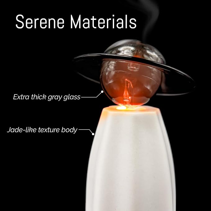 Scarecrow Angel-Shaped Waterless Essential Oil Diffuser Glass Nebulizing Diffuser for Aromatherapy Portable & Rechargeable Aroma Diffuser for Home Office Yoga Spa, A Gift of Fragrance