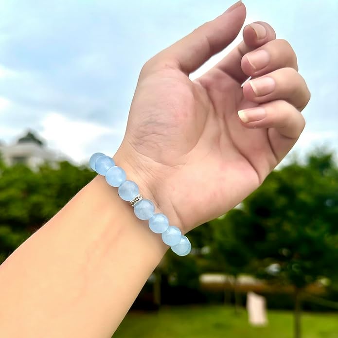 Healing Bracelet For Women Anxiety Crystal Bracelet Chakra Beaded Bracelets Rose Quartz Crystals And Healing Stones Yoga Bead Bracelet Calming Stretch Bracelet Stress Relief Gifts For Women