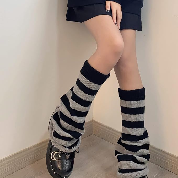 Sexybody Women's Leg Warmers Fashion Knit Warmers Long Socks Cute Y2K Kawaii Japanese Lolita Harajuku Accessories for Girls