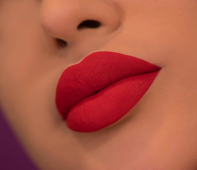 Beauty Bakerie Lip Whip Liquid Lipstick for Women, Waterproof Lip Gloss, Tint, Stain Long Lasting Hydrating Moisturizer, Matte or Metallic, 3.5mL, Bowl of Cherries