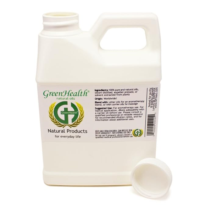 Sunflower Seed Oil – 16 fl oz | 100% Pure Cold-Pressed Carrier Oil in White Plastic Jug | Ideal for Skincare, Hair Oil, DIY Beauty, Massage & Essential Oil Dilution