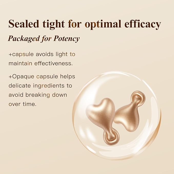 HKH Retinol Serum Capsules for Face: Niacinamide + Hyaluronic Acid 38 Caps - Anti Aging Wrinkle Repair, Day/Night Facial & Neck Firming Plump Skin Care for 30+ Women - Travel-Friendly