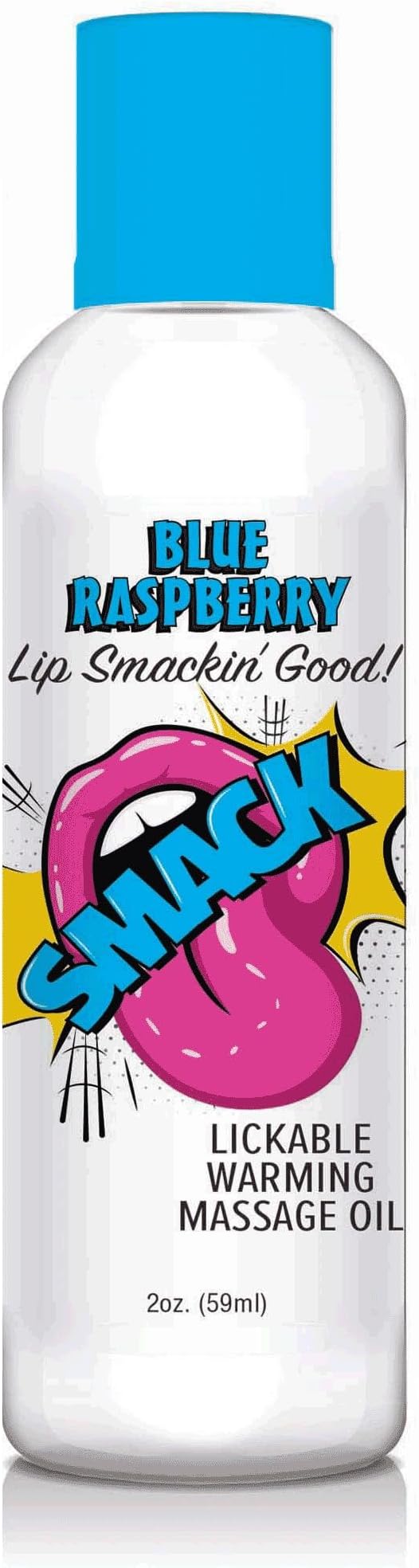 Generic Smack Warming Lickable Massage Oil - Blue Raspberry 2 Oz