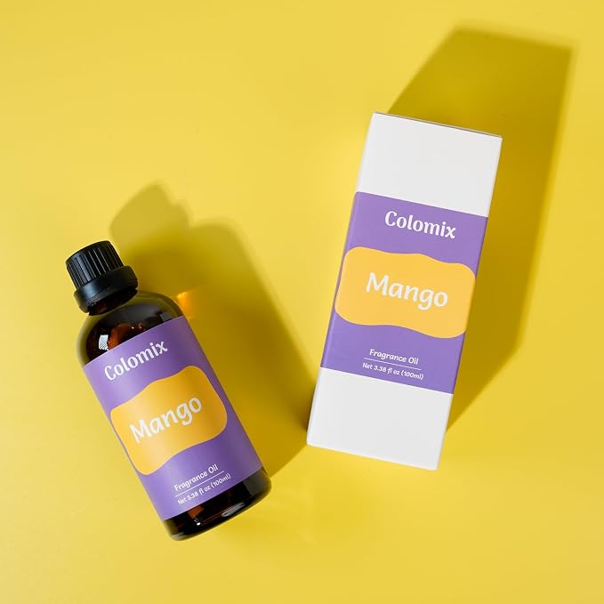 Premium 100ml Mango Fragrance Oil – Natural and Long-Lasting Scent for Candle Scents Oil, Diffusers for Home| Delightful Scent Essential Oil for Aroma, Soap Making & More, Gift Scented Oils