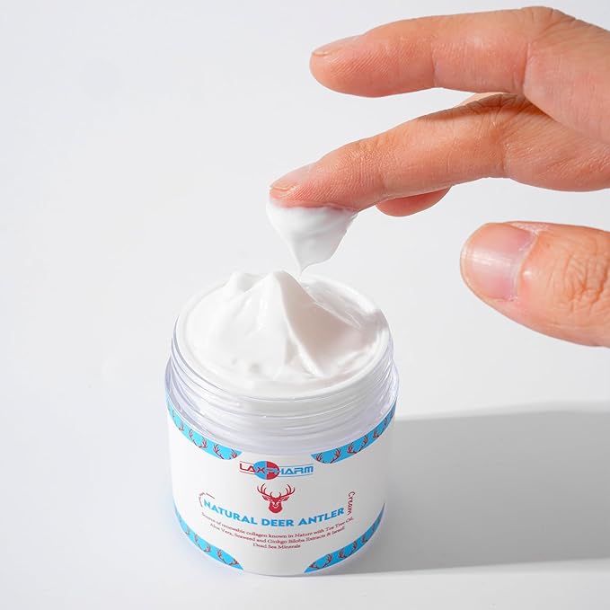 Deer Antler Collagen Renewal Cream for All Skin Types | Deep Nourishment, Antioxidant Effect, Hydration, & Anti-Aging Formula for All Skin Types | Cruelty-Free & Natural Ingredients