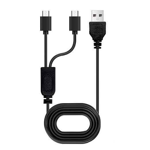 AIKEEP Replacement Charging Cable 2-in-1 Dog Shock Collar and Bark Collar OTB3