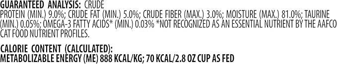 Nutrish Fish & Chicken Wet Cat Food, 2.8 oz. Cup (24 Pack) (Rachael Ray) | Made with Real Flaked Ocean Fish & Shredded Chicken in Sauce, Grain Free Recipe, Lean Protein Helps Support Muscular Health