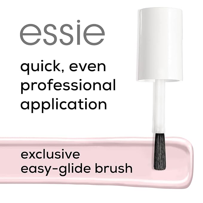 Essie Nail Polish Set, Licorice Black + Blanc White, 0.46 Fl Oz Each