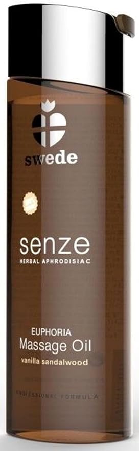 Swede Massage Oil, Herbal, Aphrodisiac, Erotic, Warming Body Oil, Foreplay, Sensual Massage Oil for Couples, Yoni, Relaxing, Full Body, Lotion Massage Oil, Flavor (Euphoria (2.5OZ), 2.5 fl oz / 75ml)