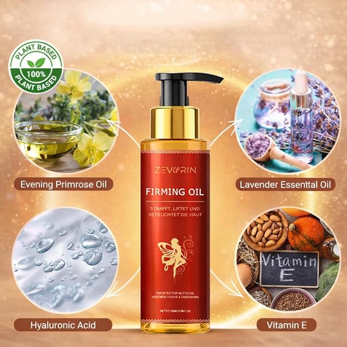 Body Firming Oil - Skin Tightening & Hydrating, for Arms, Legs, Stomach, Deep Moisturizing Body Oil (2 Pack)