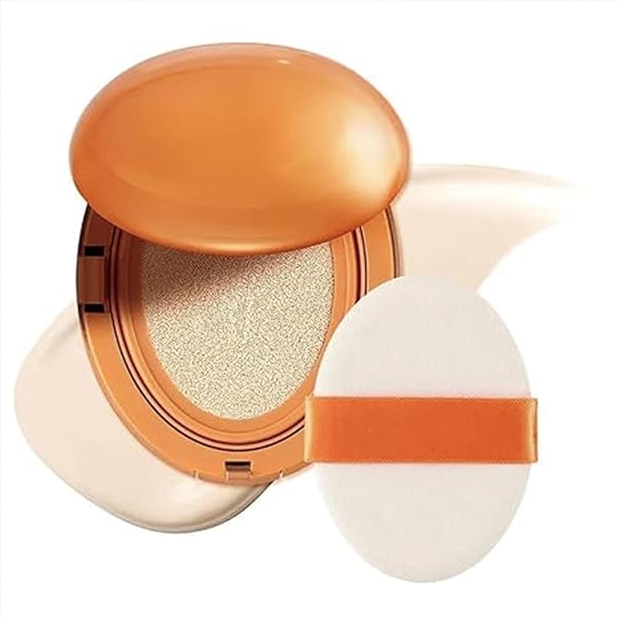 Mask Fit AI Filter Cushion Foundation, Pore-Blurring, Weightless, Full coverage, Breathable Satin Finish Up to 72-Hour, Korean Cushion Foundation for All Skin Types (LIGHT)