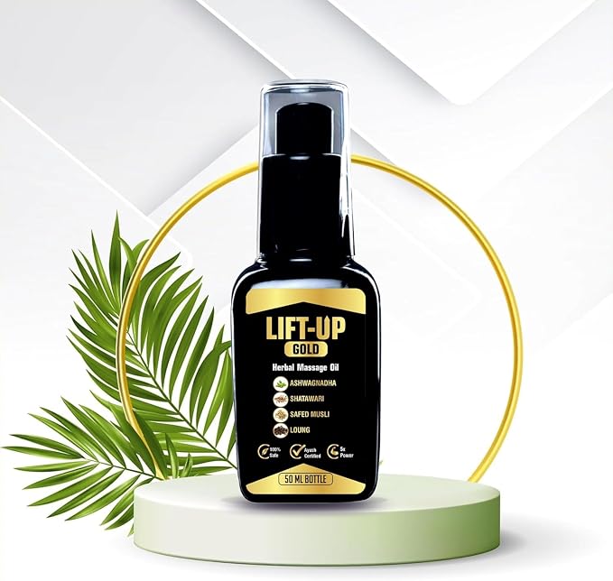 Lift UP Gold Lift-Up Upgrade Massage Oil for Men 100% Pure and Natural - 1 Ml (50Ml)