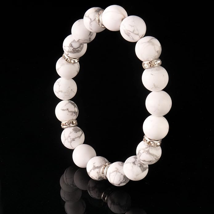 Healing Bracelet For Women Anxiety Crystal Bracelet Chakra Beaded Bracelets Rose Quartz Crystals And Healing Stones Yoga Bead Bracelet Calming Stretch Bracelet Stress Relief Gifts For Women
