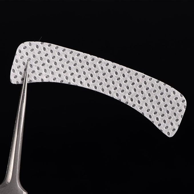 100 pcs eye pads for eyelash extensions, eyelash extensions eye pads, under eye lip patch pad non-woven eyes stains tinting makeup tool Cosmetic tool