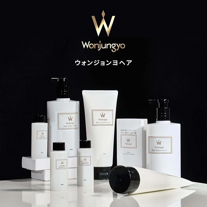 Wonjungyo Shampoo and Treatment Set – Moisturizing Repair Hair Care for Dry & Damaged Hair, K-Beauty, Made in Japan