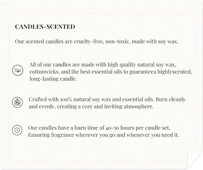 Seaside & Sage Candle, Summer Sea Breeze Scented Candle, Aromatherapy Gifts for Women, Feel The Flavour of Sea Breeze, Natural Soy Wax & Natural Essential Oils