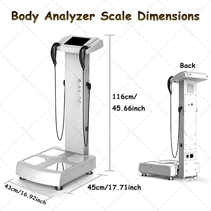 Smart Body Composition Analyzer Scale with 25 Metrics for Home Gym Clinic Health Monitoring