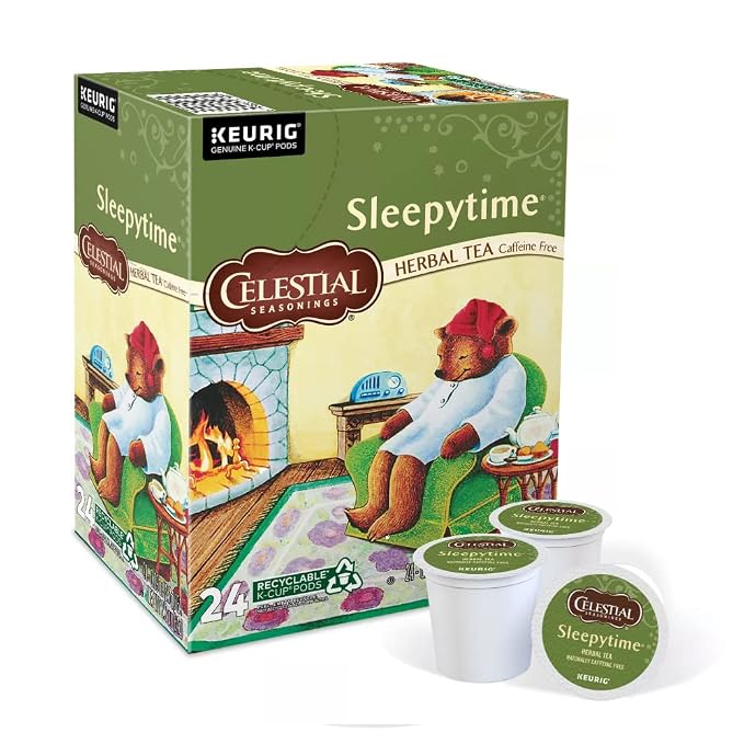 Celestial Seasonings K-cups Sleepytime Herbal Tea, 24-Count K-cups (Pack of 2)