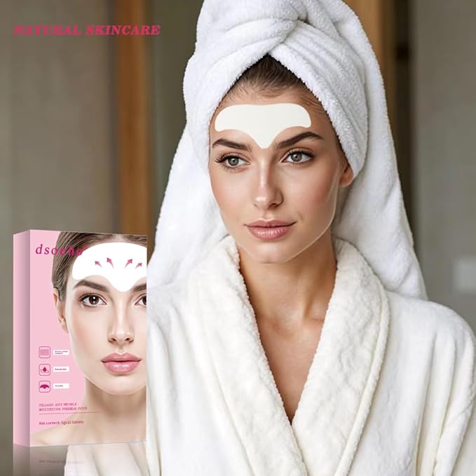 20 tablets Forehead Wrinkle Patches with Collagen Aloe,Facial Wrinkle Patches, 11 Forehead Wrinkles Treatment,Face Anti Wrinkle Patches Overnight