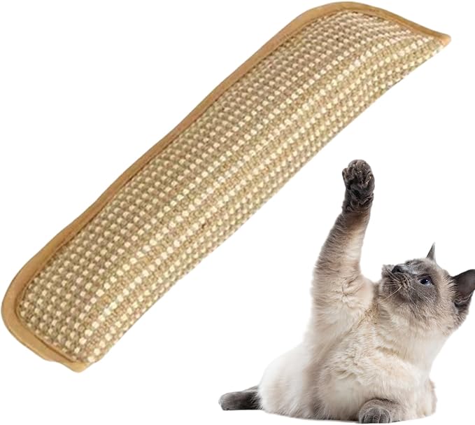 Sisal Catnip Pillow Cat Nail File Scratcher Sisal Teeth-Cleaning Scratching Pad for Kittens & Small Cats Interactive Play & Stress Relief for Indoor Pets