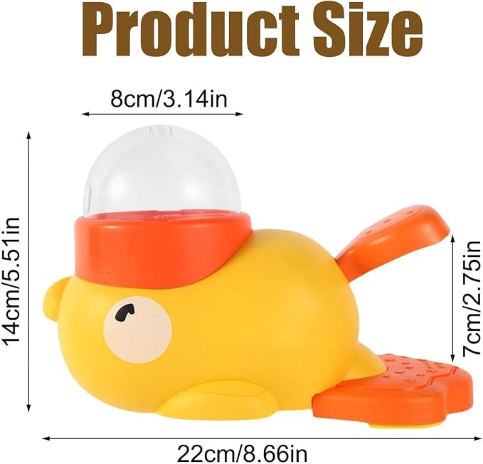 Duck Dog Treat Dispenser, Duck Dog Feeder, 2026 New Dog Interactive Treat Dispenser Toy, Foot-Powered Feeder Toy for Small & Medium Cat Dogs (1 Set)