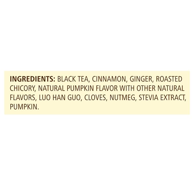 Celestial Seasonings Tea Bags Sweet Harvest Pumpkin Black Tea 18 Count