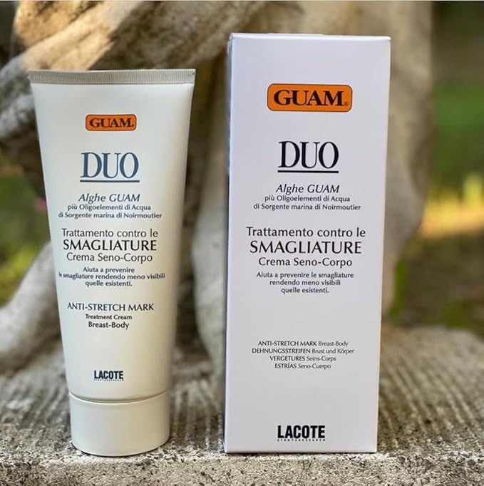 Guam SEAWEED DUO Stretch Marks Remover for Breast and Body | Pregnancy Stretch Mark Prevention - Maternity Lotion for Keloid Removal - Strech Mark Gone For Women - 200 ML Beauty