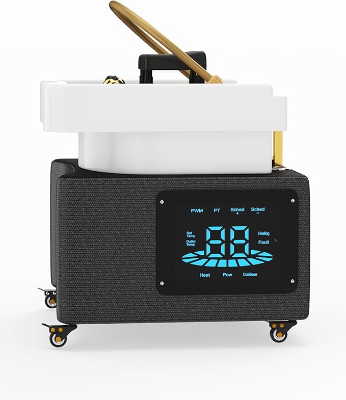 Artist Hand Head Spa Equipment, Waterfall Head Spa System, Shampoo Bowl, Constant Temperature System, Shower Pressure Adjustment for Beauty Salon Spa