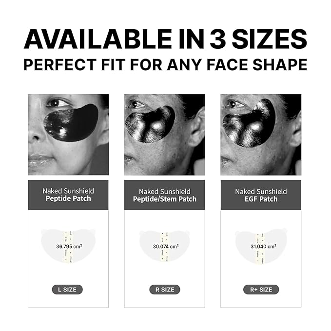 FRANZ UV Protection Peptide Sun Patches, Ultra-Thin Sunshield for Face, 4 Pairs (Regular Size), Anti-Aging & Skin Rejuvenation, Perfect for Outdoor Sports – Golf, Hiking, Driving, Korean Skincare