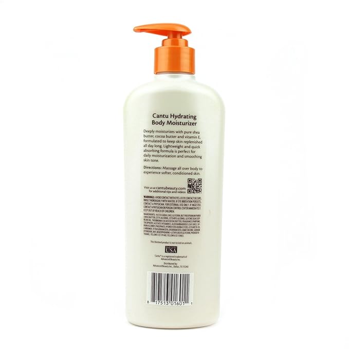 Cantu Hydrating Body Moisturizer, 16.0 Fl Oz