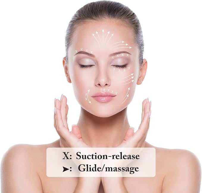 BBTO 4 Pcs Glass Facial Cupping Set Silicone Vacuum Suction Massage Cups Skin Tightening Therapy for Face Body Eyes Back Shoulder Pain(Military Green)
