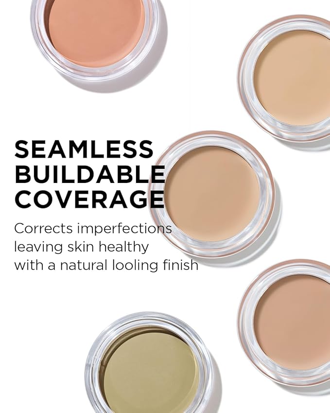 THESAEM Cover Perfection Pot Concealer 0.14oz - 02 Rich Beige for Medium to Deep Skin Tones - Single Pot Intensive Coverage Balm for Dark Circles, Blemishes & Imperfections - Korean Makeup