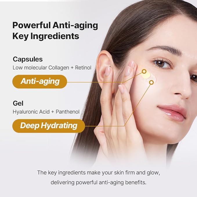 SUNGBOON EDITOR Collagen Glow Bundle Trio : Cream in Serum & Capsule Cream & Deep Collagen Mask(4ea), Gifts for Mom, Korean Skin Care