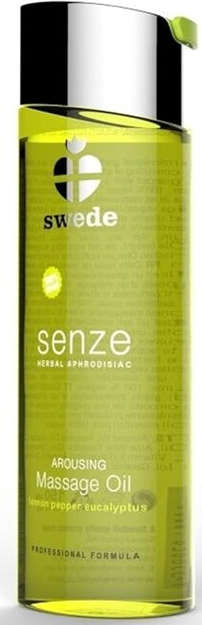 Swede Massage Oil, Herbal, Aphrodisiac, Erotic, Warming Body Oil, Foreplay, Sensual Massage Oil for Couples, Yoni, Relaxing, Full Body, Lotion Massage Oil, Flavor (AROUSING, 2.5 fl oz / 75ml)