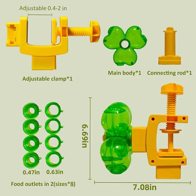 Cat Toy for Indoor Cats, Clover Shape Treat Dispenser,Interactive Puzzle cat Toy for IQ Training,Enrichment Toys as Gifts for Pupies,Cats,Dogs