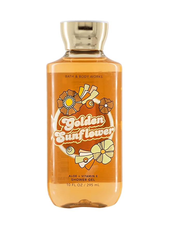 Bath & Body Works Signature Collection Shower Gel For Women10 fl oz (Golden Sun Flower)