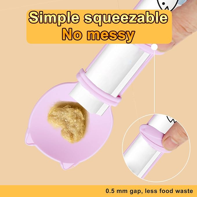 3PCS Cat Strip Feeder, Cats Stripe Squeeze Spoon, Multifunctional Lickable Treat Feeding Dispenser for Cat Liquid Snack and Wet Food