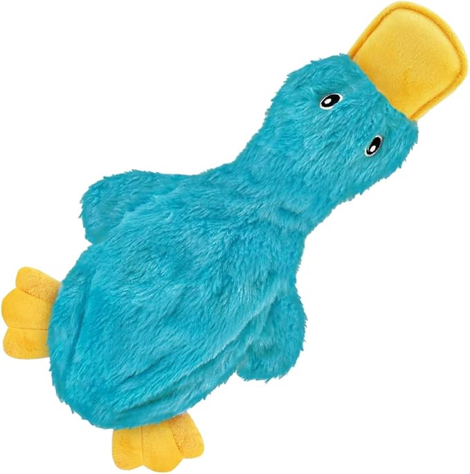 Best Pet Supplies Squeaky Dog Toys with Soft Durable Fabric for Small, Medium and Large Pets Interactive Toy for Indoor Play, Supports Active Biting and Play - Duck Duck Octomutant, Large
